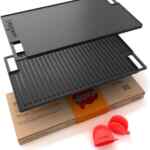 Nutrichef plancha parrilla reversible de hierro fundido baja a su menor precio