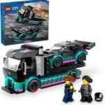 Set de construcción Lego City auto de carreras y camión transportador bajan a su menor precio