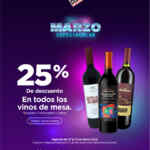 25% de descuento en vinos de mesa en City Club este fin de semana