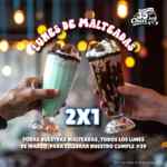 2x1 en malteadas en Chazz los lunes de marzo
