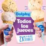 2x1 en helados dobles en Helados Dolphy los jueves