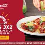 Promo Lunes El Farolito: 3x2 en tacos al pastor