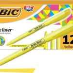 Plumón marcatextos Bic Brite Lines con 12 piezas baja a un gran precio