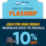 Cupón Flash de 10% de descuento pagando con Mercado Pago en comercios participantes