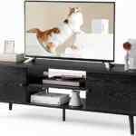 Mueble de TV de madera baja a su menor precio + cupón de $200 adicional