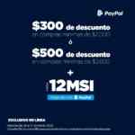 En OfficeMax hasta $500 de descuento + 12 msi pagando con PayPal
