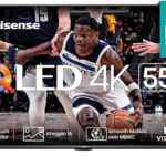 Pantalla QLED Hisense Smart Google TV 4K UHD de 55 pulgadas baja a su menor precio + 12 meses sin intereses