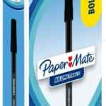 Bolígrafos Paper Mate Kilométrico punta fina con 12 piezas baja de precio