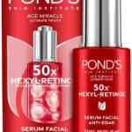 Sérum facial anti-edad Ponds 50x Hexyl-Retinol baja a su menor precio + 10% adicional con Planea y Ahorra