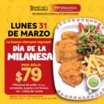 Día de la Milanesa Potzollcalli: Milanesa de pollo + ensalada + papas a sólo $79 hoy