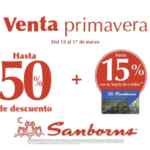 Venta de Primavera Sanborns: Hasta 50% de descuento del 13 al 17 de marzo