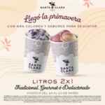 2x1 en litros de helado en Santa Clara este fin de semana por inicio de la primavera