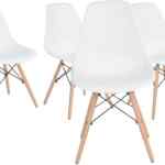 Juego de 4 sillas ergonómicas tipo Eames bajan de precio