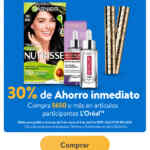 En Walmart 30% de descuento en productos de belleza Loréal Paris