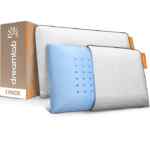 Juego de 2 almohadas Dreamlab Blue Gel con funda de bambú bajan de precio