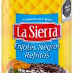 Frijoles negros refritos la Sierra lata de 580 gr baja de precio