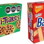 Combo galletas Marinela con caja Triki-Trakes + caja Barritas Fresa bajan a un gran precio