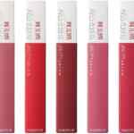 5 pack labiales líquidos Maybelline SuperStay Matte Ink en diferentes tonos baja a su menor precio