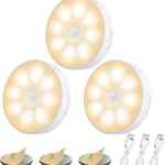 Juego de 3 luces LED con sensor de movimiento bajan a su menor precio