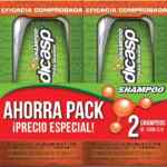 2 pack shampoo anticaspa Medicasp bajan a un excelente precio