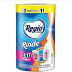 Toallas de papel Regio Rinde+ con 250 hojas baja a un excelente precio