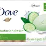 4 pack jabones Dove Hidratación Fresca Pepino y Té Verde bajan de precio