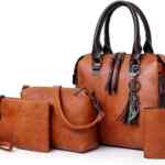 Bolsa tote para mujer con 4 piezas bajan a su menor precio