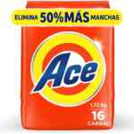 Detergente en polvo Ace Limpieza Instantánea de 1.72 kg baja a un gran precio