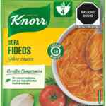 Sopa de fideos instantánea Knorr rinde 4 porciones baja de precio