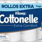 Papel higiénico Kleenex Cottonelle Extra Comfort con 8 rollos + 2 de regalo baja a su menor precio