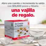 Promo Banorte Vajilla de cristal GRATIS al abrir o aumentar el saldo de tu cuenta