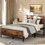 Base de cama matrimonial con cabecera baja a su menor precio