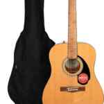 Guitarra acústica Fender Dreadnought con estuche baja a su menor precio