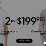 En Forever 21 llévate 2 playeras de manga corta o larga por $199