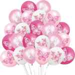 Kit de decoración de fiestas con 24 globos de mariposa baja a su menor precio
