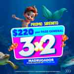 3x2 en acceso a Acuario Inbursa si llegas de 9:00 a 10:30 AM