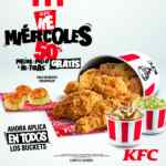 Ke-Miércoles KFC 2025: Piezas de pollo o Ke Tiras GRATIS los miércoles