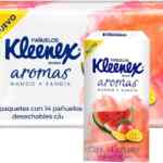 6 pack pañuelos faciales Kleenex Aromas Mango Sandía Sella pack bajan a un excelente precio