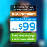 Primer mes de Vix Premium gratis para usuarios Movistar y mensualidad a precio especial