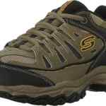 Tenis para hombre Skechers Afterburn Memory-Foam Lace-Up bajan a su menor precio