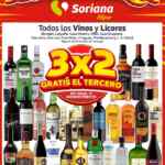 Folleto Descuentazos Soriana al 12 de mayo 2025 con 3x2 en Vinos y Licores y más