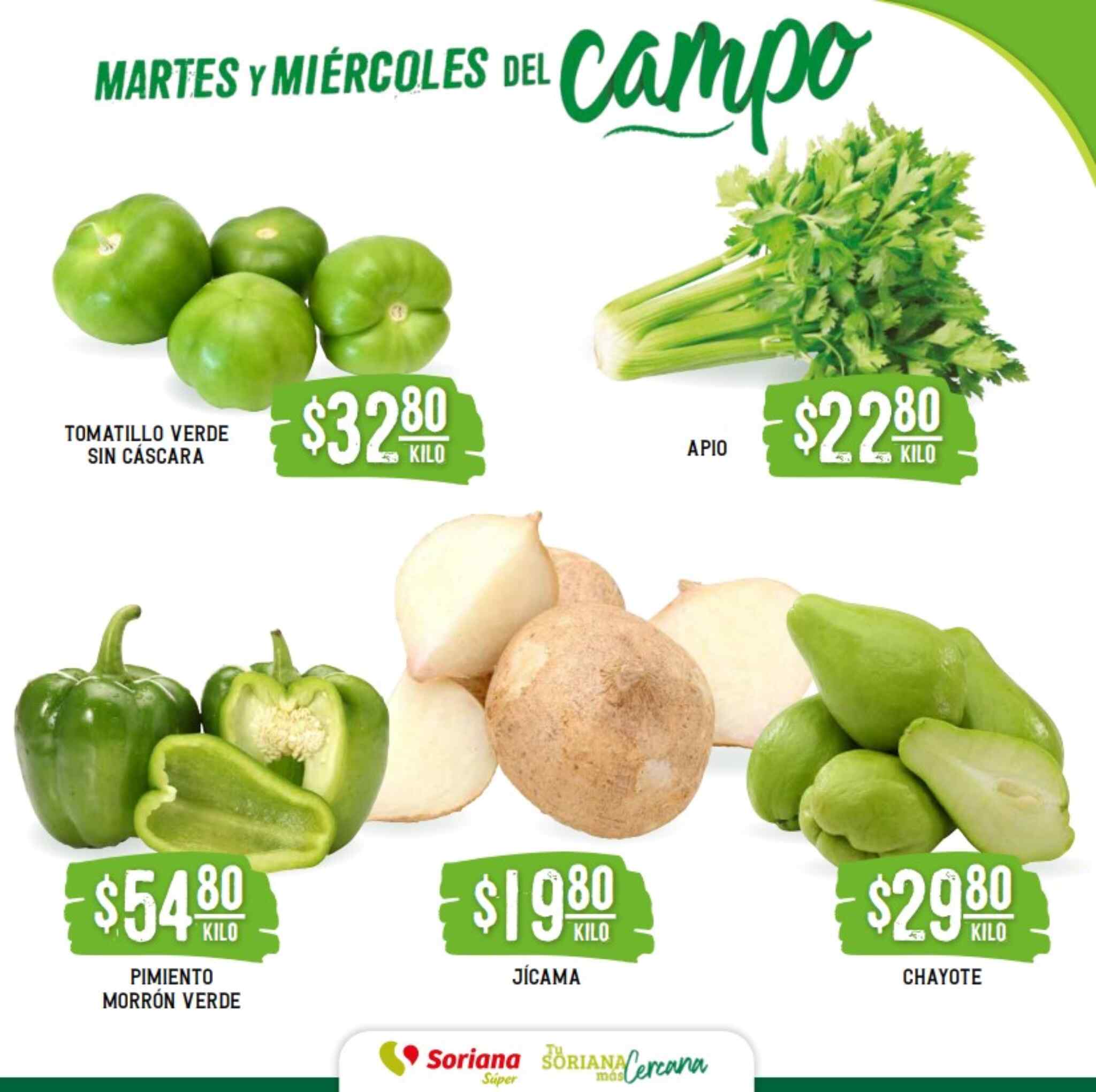 Folleto Soriana Súper Martes y Miércoles del Campo 22 y 23 de abril 2025