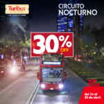30% de descuento en el Turibus Nocturno de la CDMX hasta el 30 de abril