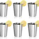 Juego de 6 vasos de acero inoxidable de 500 ml bajan a su menor precio