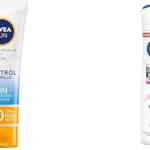 Combo Nivea con protector solar Control Brillo Nivea Sun + desodorante aclarante Nivea Black & White bajan de precio