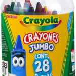 Crayones Jumbo Crayola con 28 piezas bajan a su menor precio