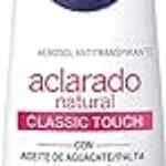 Desodorante en aerosol para mujer Nivea Aclarado Natural Classic Touch baja a un gran precio