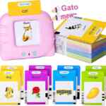 Juego didáctico para aprender inglés con 255 tarjetas parlantes bilingües bajan a su menor precio