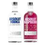 Kit Absolut con vodka original 750 ml + vodka Absolut Taspberry bajan de precio
