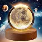 Lámpara de buró 3D con diseño de Luna baja de precio